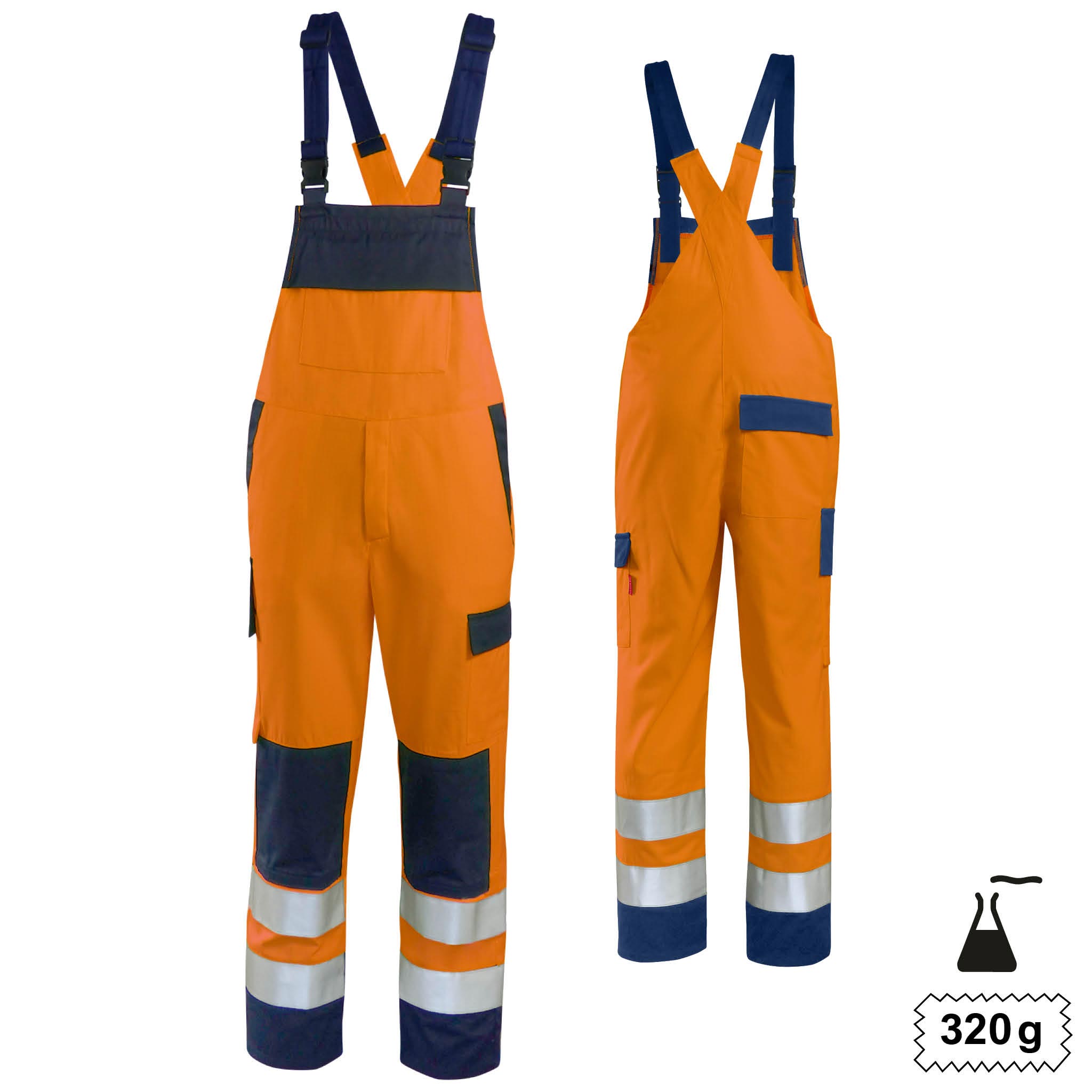 Dungarees High Vis Multinorm 929