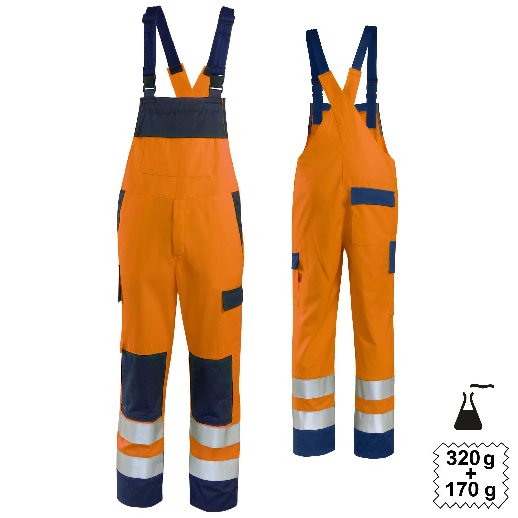 Dungarees High Vis Multinorm 929