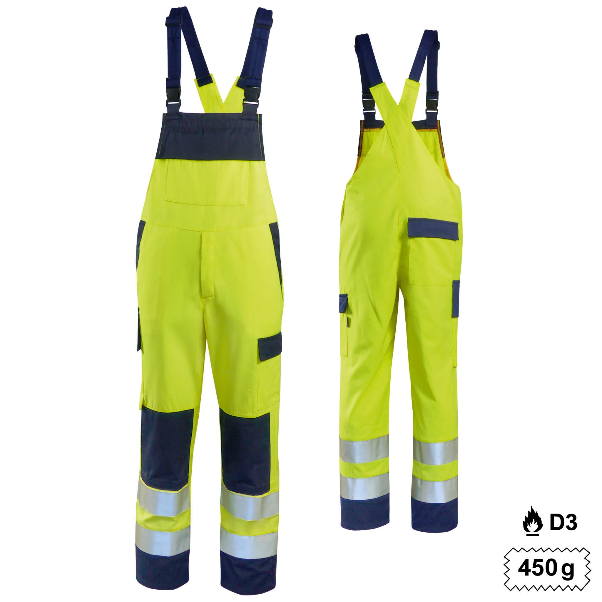 Dungarees High Vis Multinorm 911