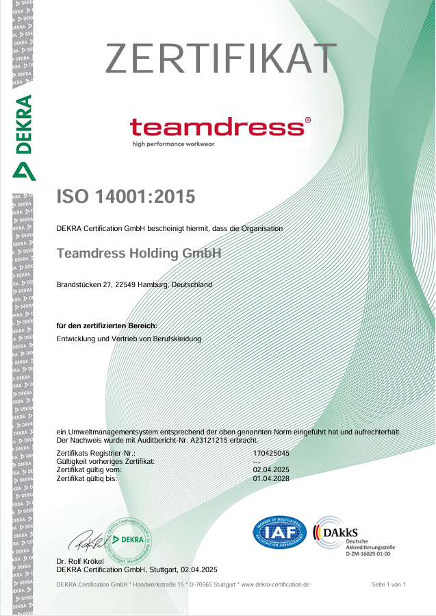 DIN ISO 14001:2015